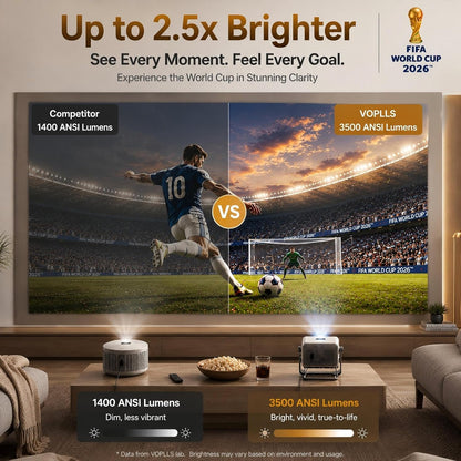 [4000 ANSI & Now with Netflix] 4K Projector with Wifi and Bluetooth for Display Booths, Auto Focus Keystone Smart Projector ,  Mini Projector with Adjustable Stand for Home Bedroom (Silver Grey）