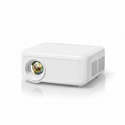 Outdoor Projector [1900 Brightness & 1K+ Official Apps] Movie Projector 4K, Electric Focus & 4P Keystone,  L02 Smart Projector with Wifi and BT, Portable Proyector for Backyard & Home Cinema